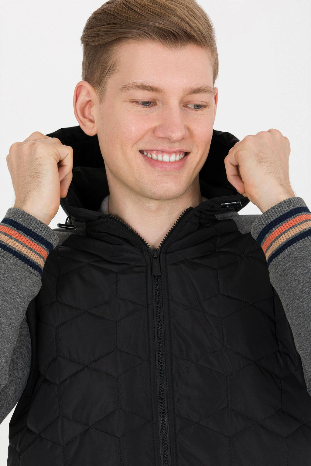 U. S. Polo Assn / Мужской черный вязаный кардиган - U.s. polo assn фото 7