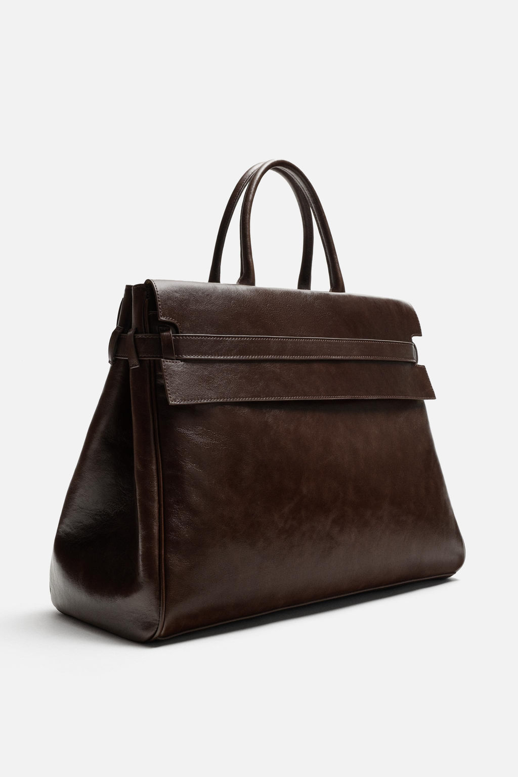 LEATHER HANDBAG - Zara фото 2