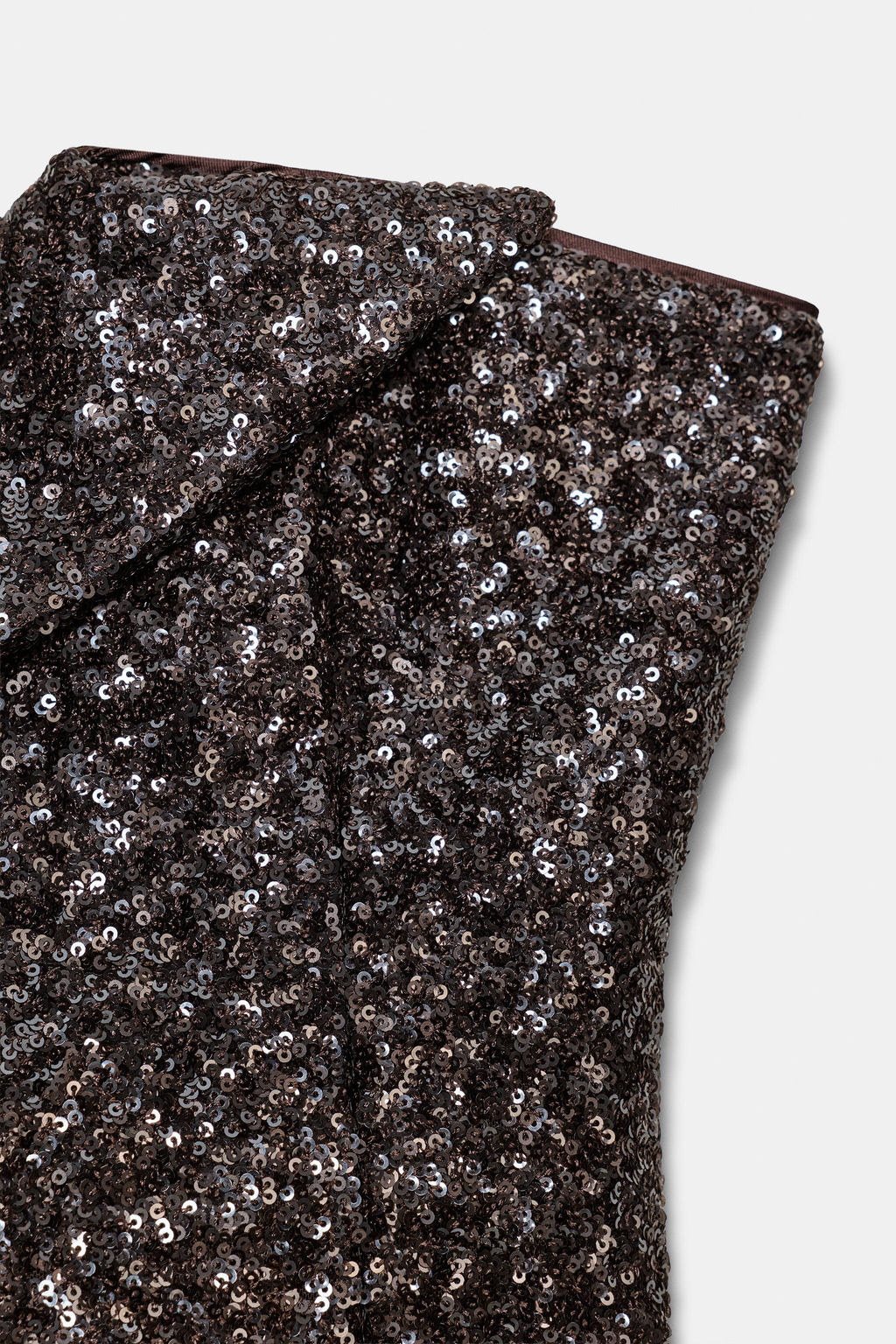 ZW COLLECTION LIMITED EDITION SEQUIN BUSTIER TOP - Zara фото 7