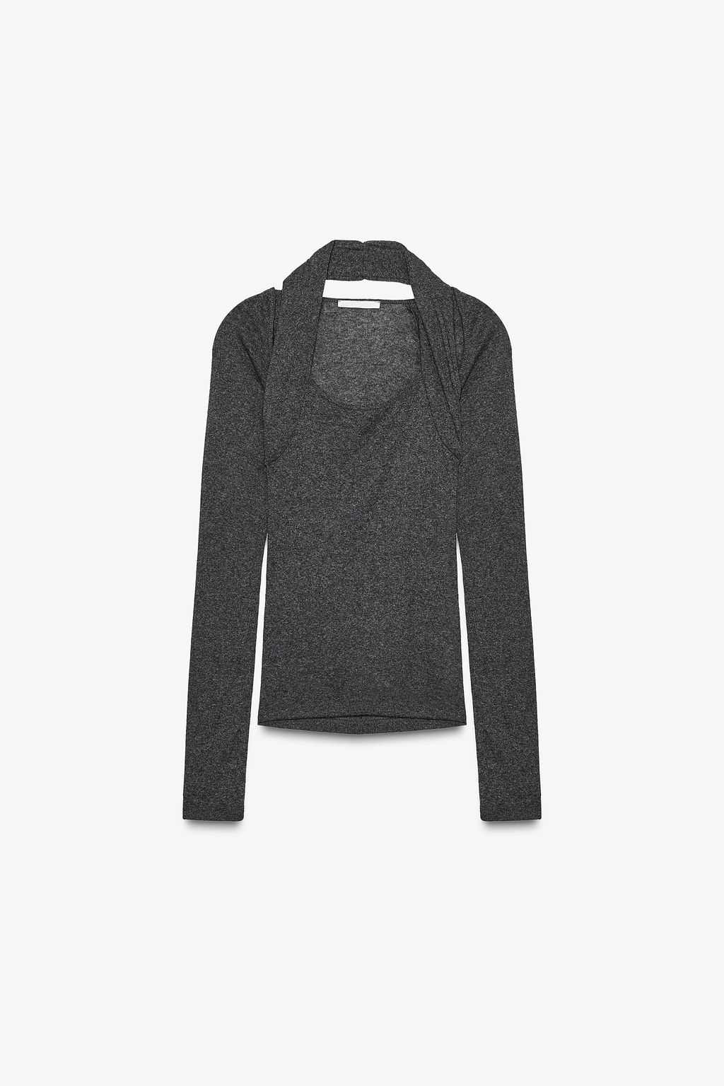HALTER DOUBLE BOLERO T-SHIRT - Zara фото 4