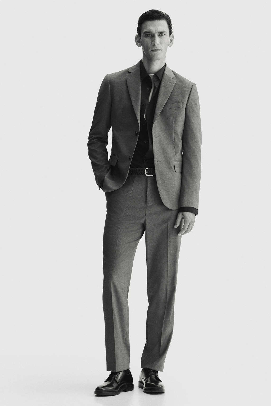 Americana de botonadura sencilla Regular Fit - H&m фото 7