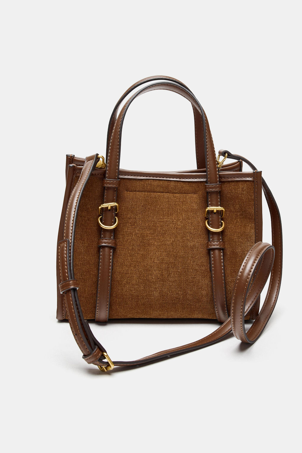 CORDUROY MINI TOTE BAG - Zara фото 3