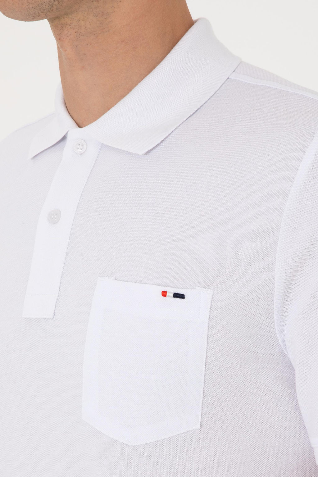 Erkek Regular Fit Polo Yaka Beyaz Cepli Ti__rt Sepette S_rpriz _ndirim - U.s. polo assn фото 7