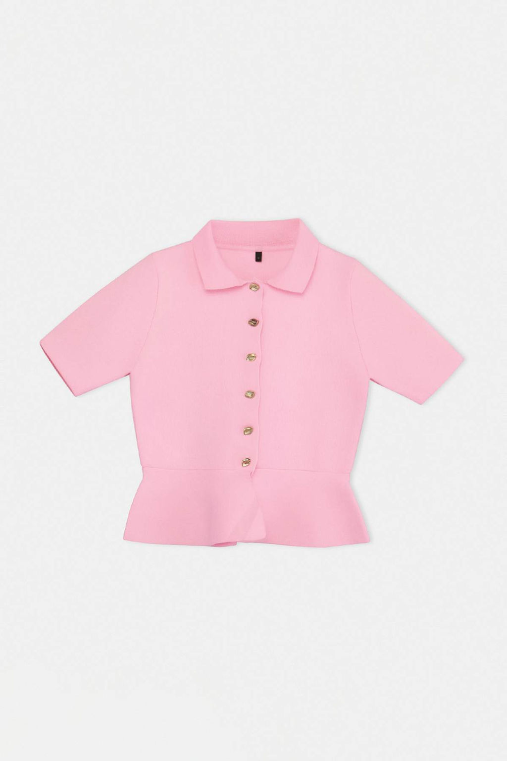 Murdum Peplum/Belden Oturmal? Dugme Detayl? Triko Bluz TWOSS26BZ00158 - Trendyolmilla фото 14