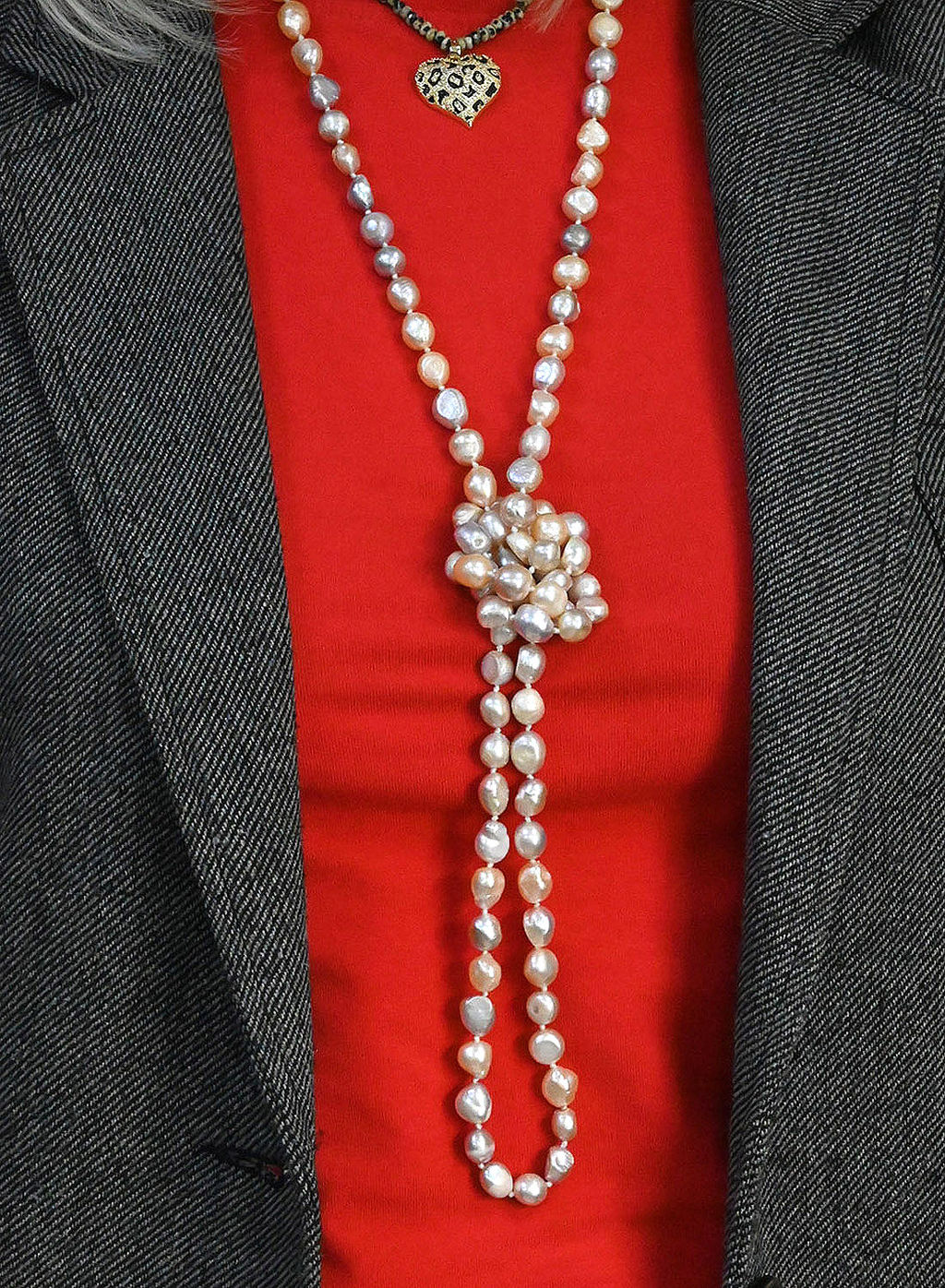 Бусы длинные из жемчуга барокко 8*10мм цвет белый, кремовый, розовый, 110см