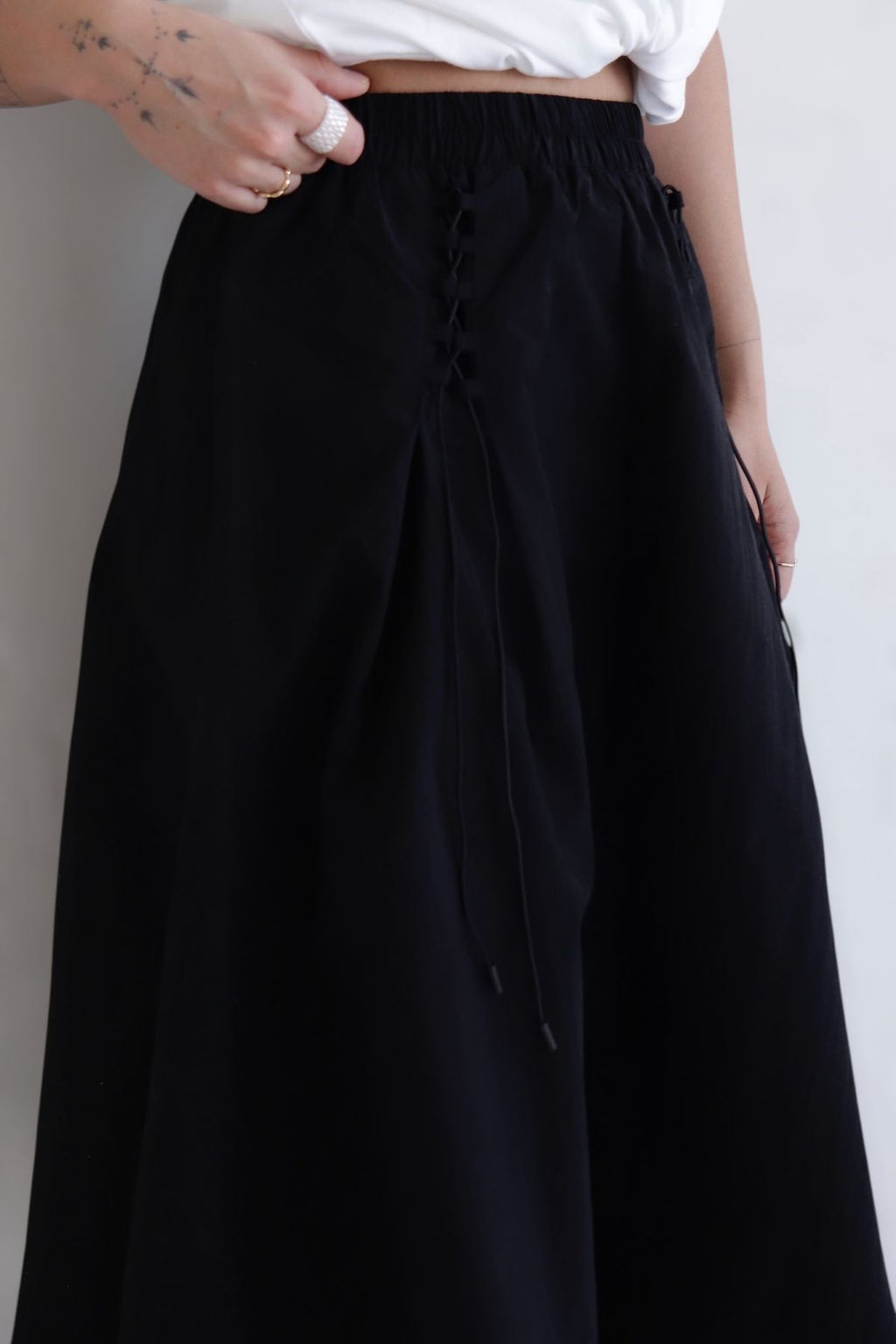 Martichelli Юбка чёрная  фото 3