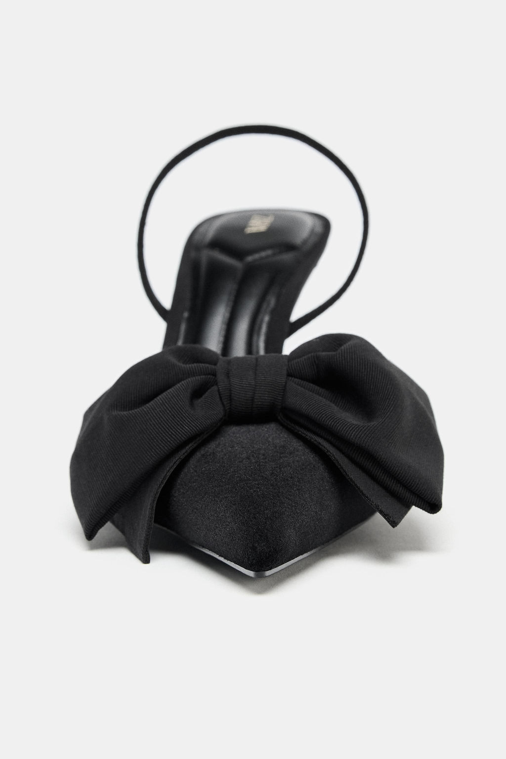 VELVET SLINGBACK SHOES WITH BOW - Zara фото 6