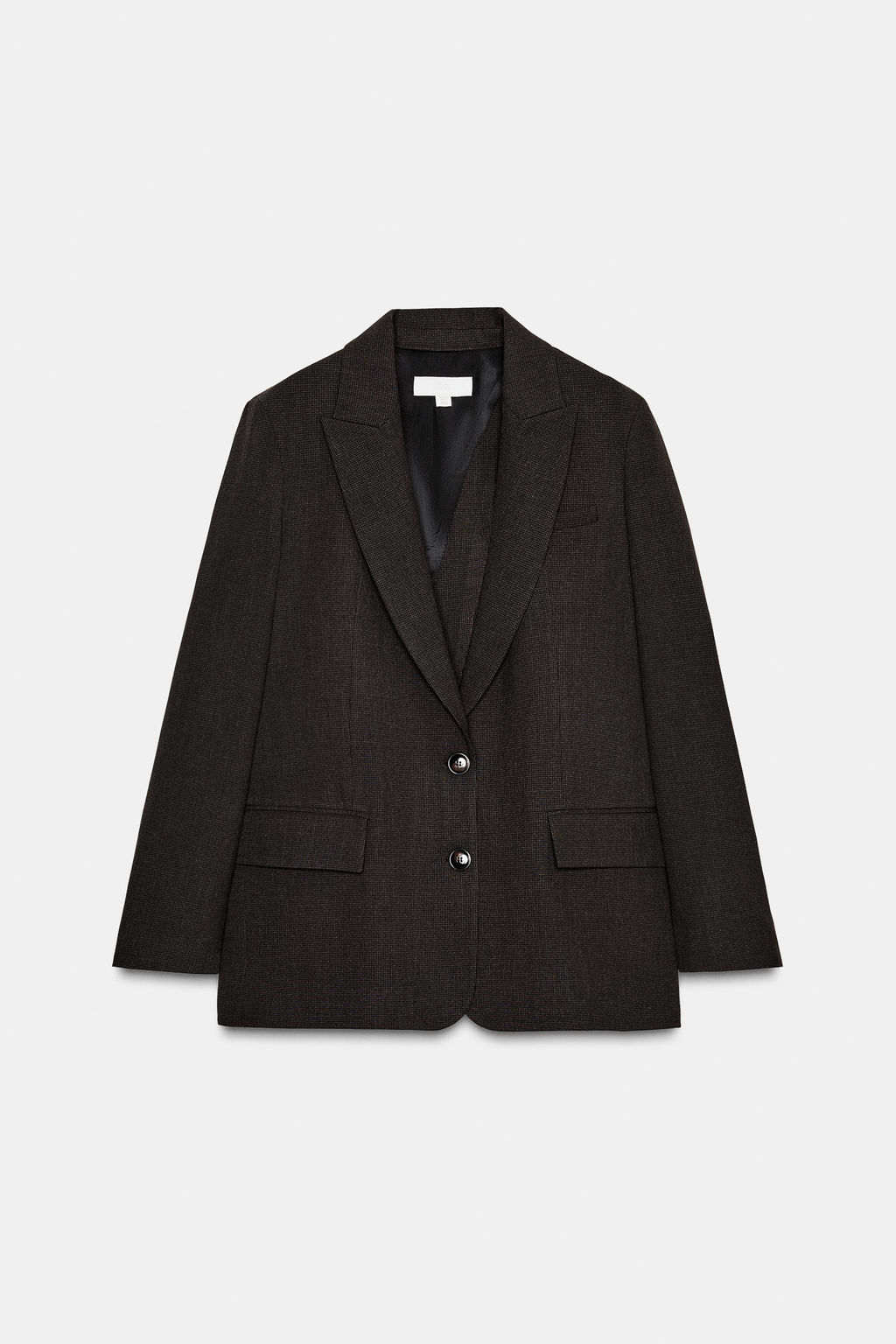BLAZER WITH SHOULDER PADS AND BACK BUTTON DETAIL - Zara фото 7