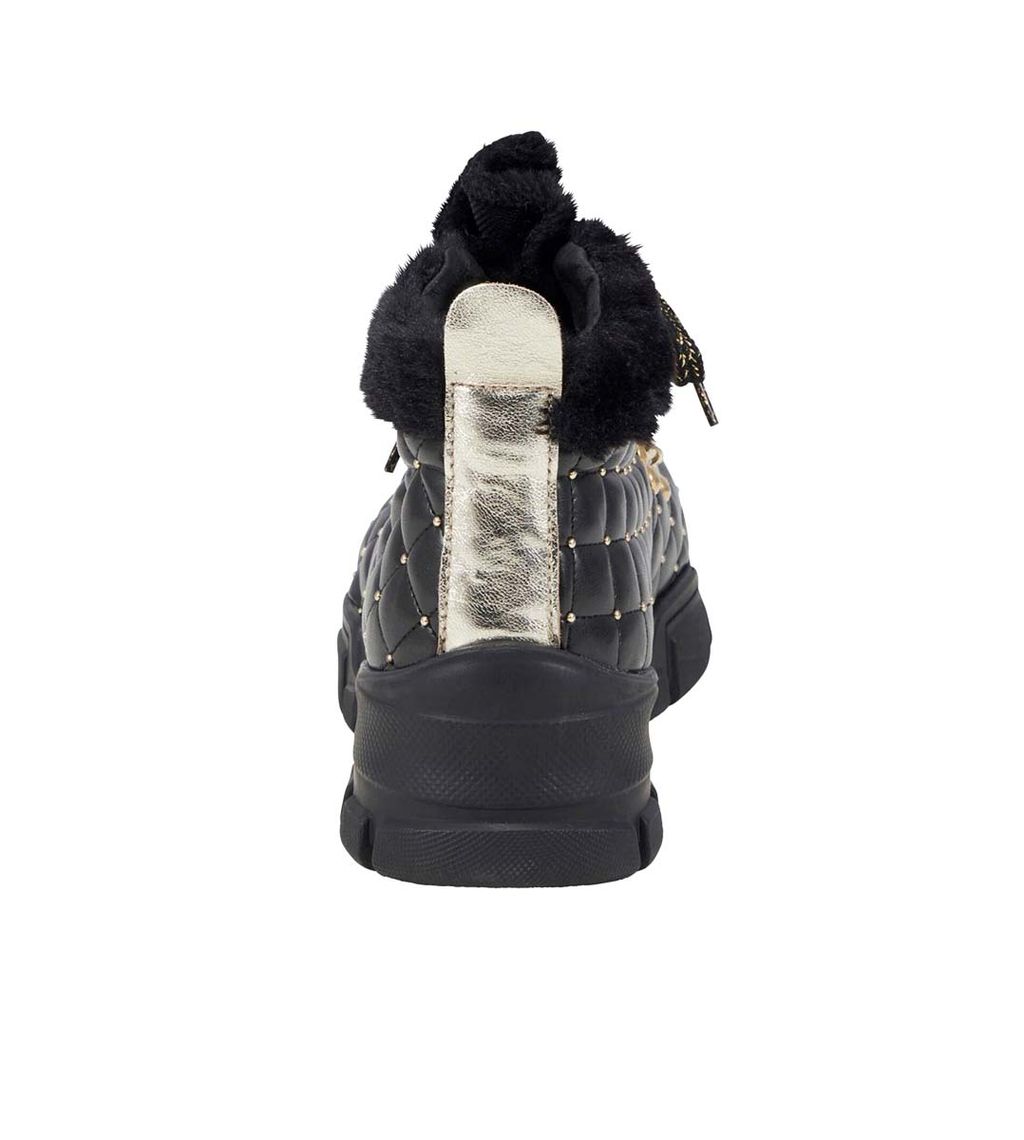 Полусапожки, черно-золотистые - Heine фото 5