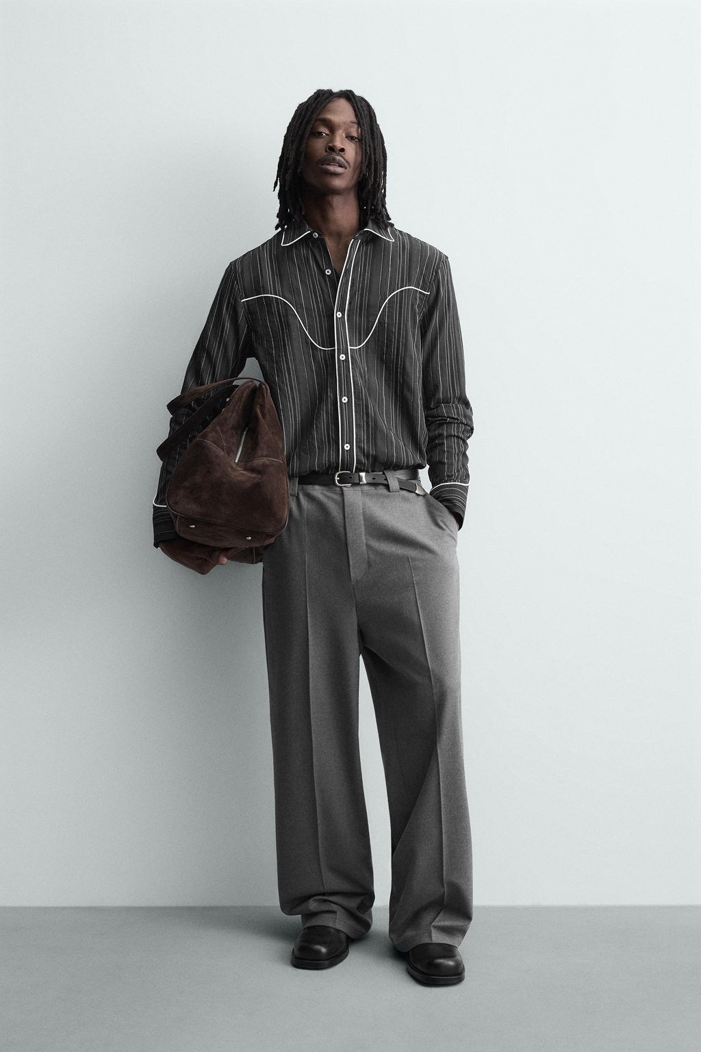 FLOWING WIDE-LEG TROUSERS - Zara фото 10