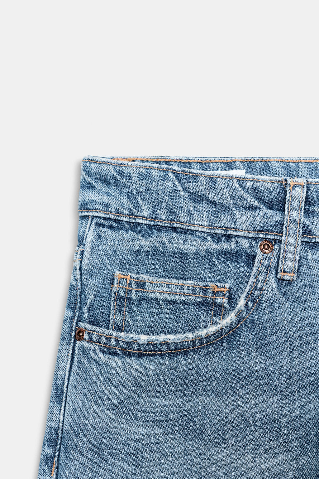 TRF WIDE-LEG HIGH-WAIST JEANS - Zara фото 16