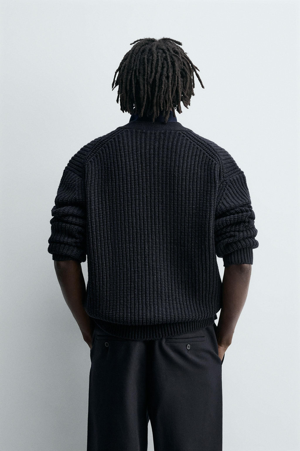 RIBBED TEXTURED CARDIGAN - Zara фото 3