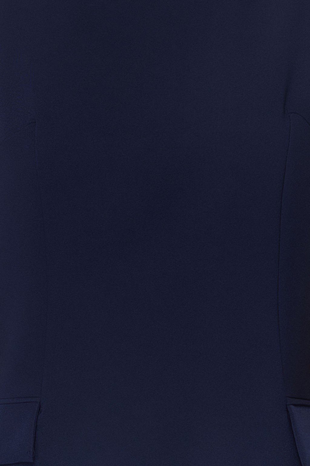 Lacivert Duz Kesim Kolsuz Mini Dokuma Elbise TWOSS24EL00391 - Trendyolmilla фото 4