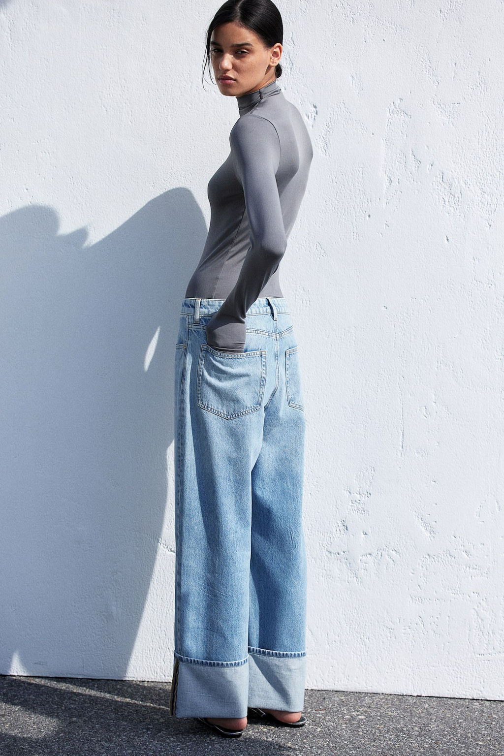 Baggy Wide Low Jeans - H&m фото 3