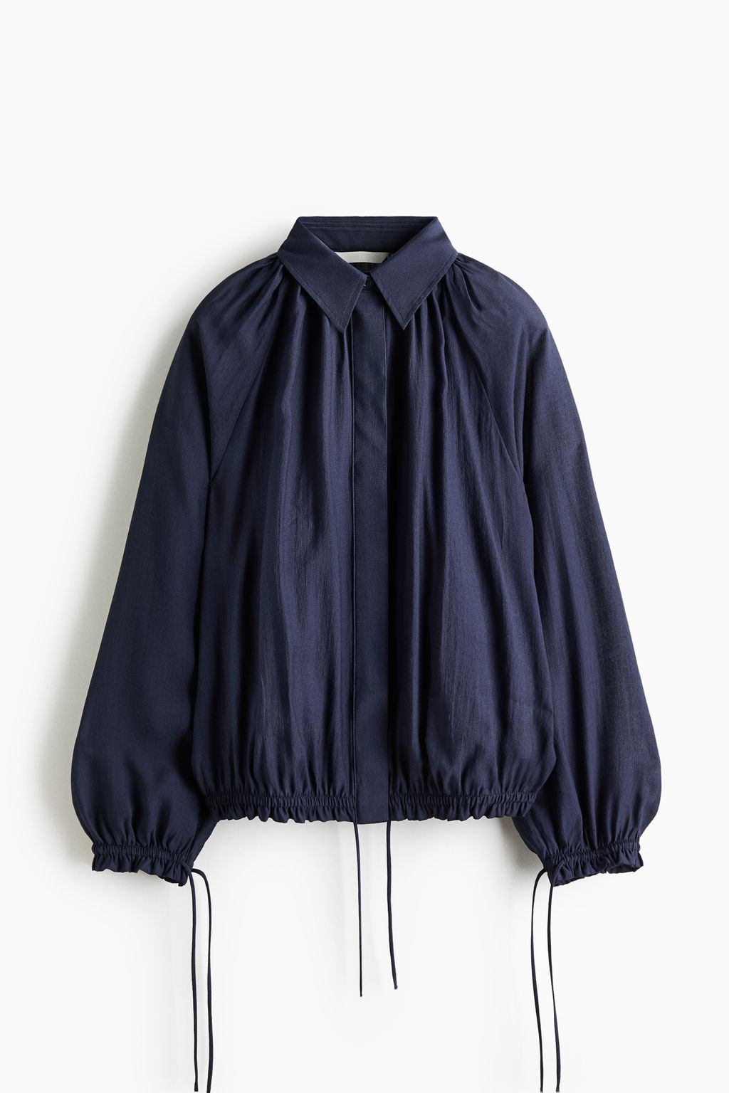 Camisa oversize con cordones de ajuste - H&m фото 2