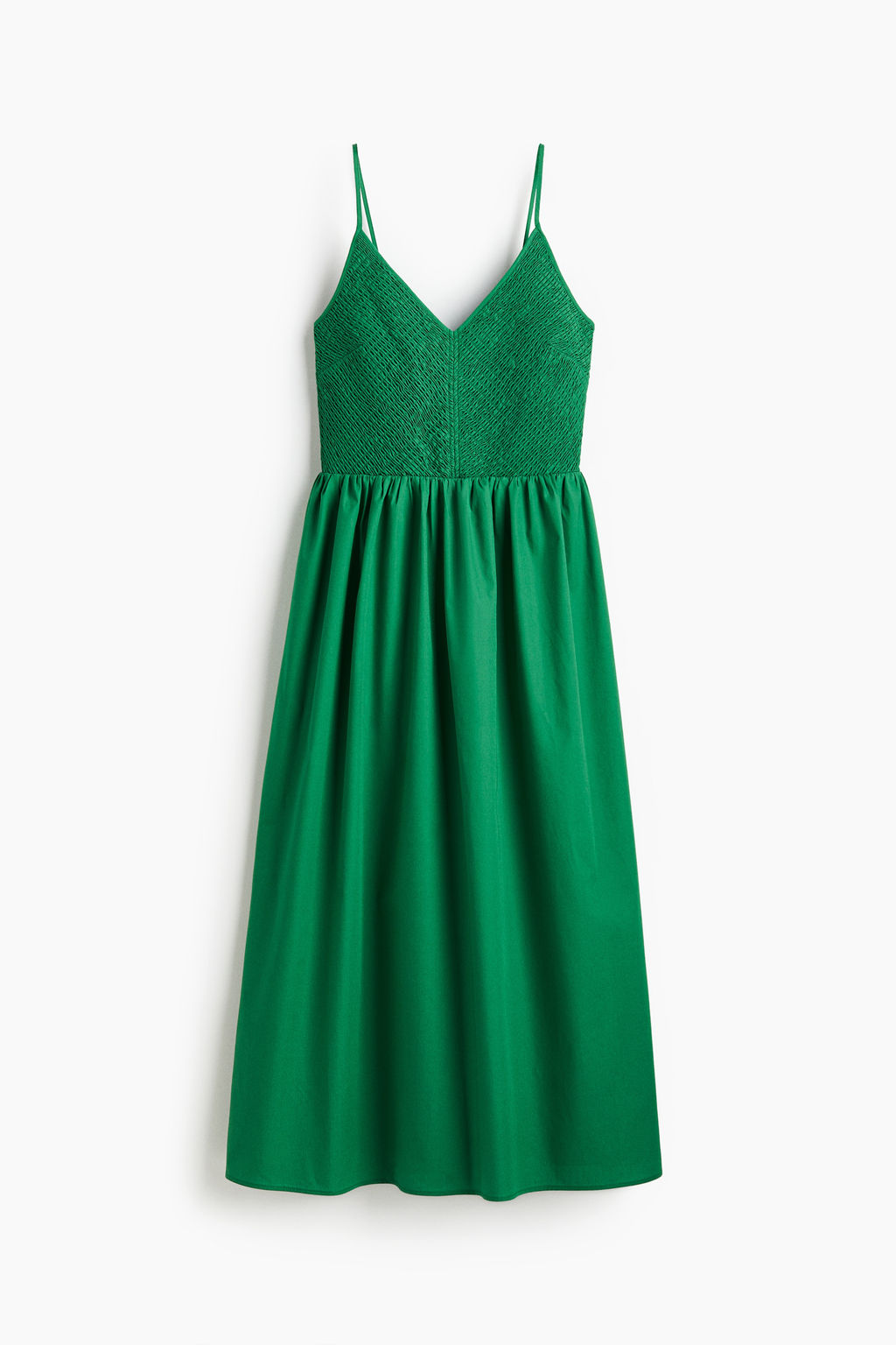 Vestido de algod?n con cuerpo fruncido - H&m фото 2