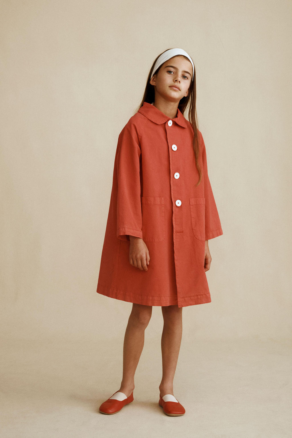 TRENCH LARGO CREATED BY CARAMEL LONDON X ZARA / Rojo  фото 5