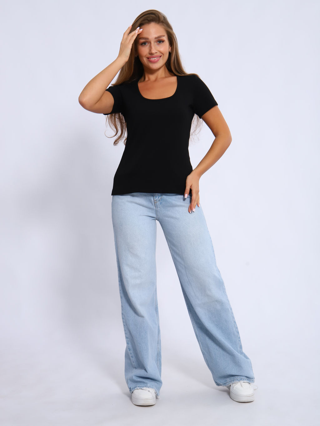 Футболка женская 6-203 (чёрный)