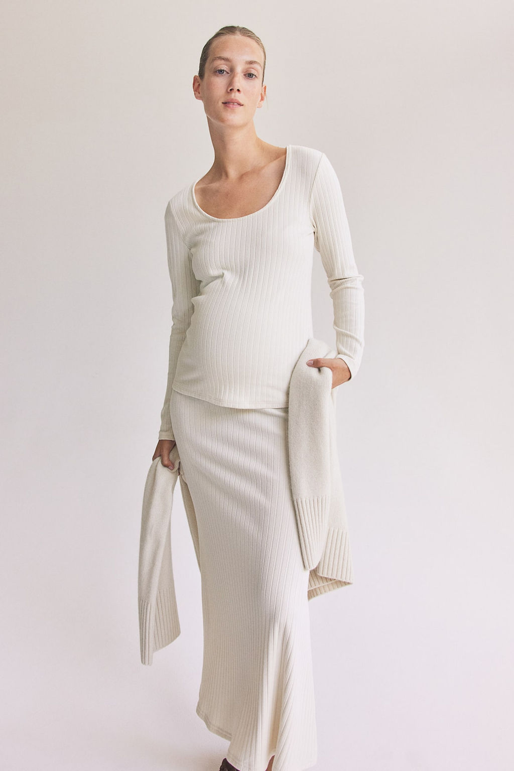 MAMA Falda en punto de canale - H&m фото 3