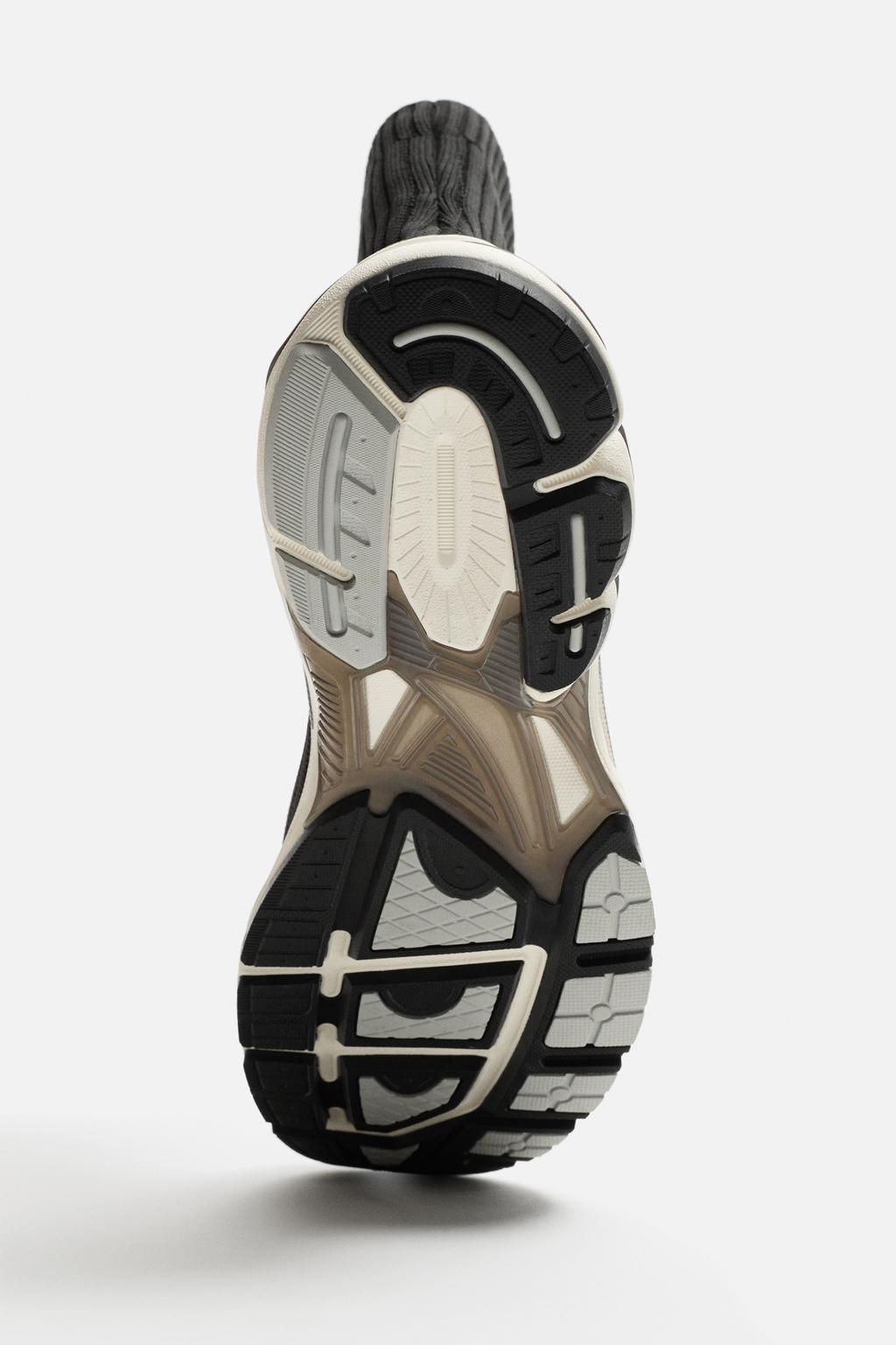 FABRIC HIGH-TOP SNEAKERS - Zara фото 8