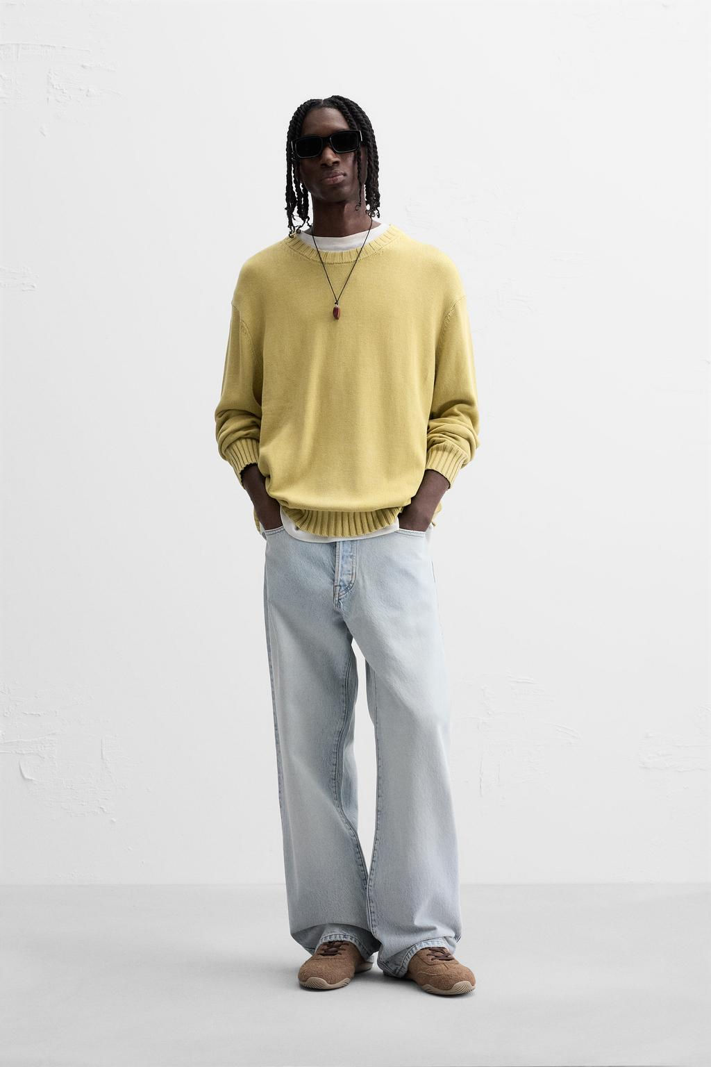TEXTURED WASHED SWEATER - Zara фото 10