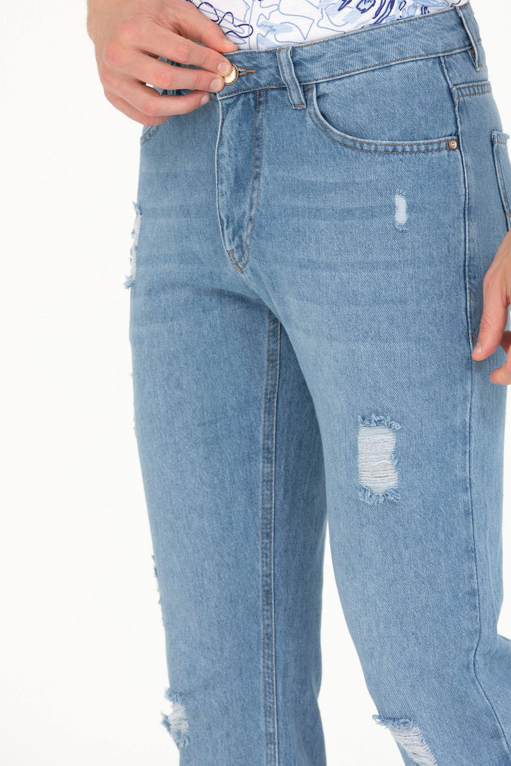 U. S. Polo Assn Мужские голубые джинсы Неожиданная скидка в корзине - U.s. polo assn фото 13