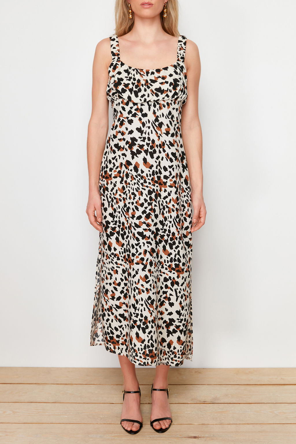 TRENDYOLMILLA K?rm?z? Cicekli Viskon Maxi Dokuma Elbise TWOSS24EL00613  фото 16