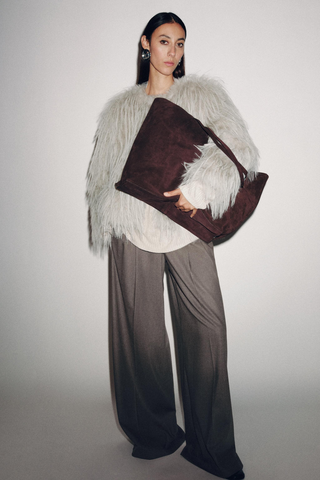 ZW COLLECTION FAUX FUR COAT
