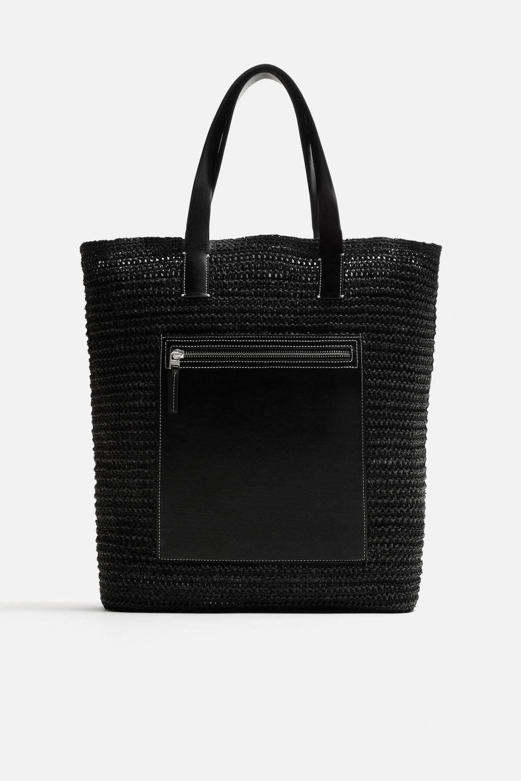 WOVEN SHOPPER BAG - Zara фото 2