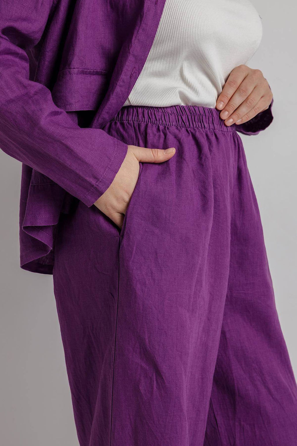 Брюки женские Б91028/01/Фиолетовый