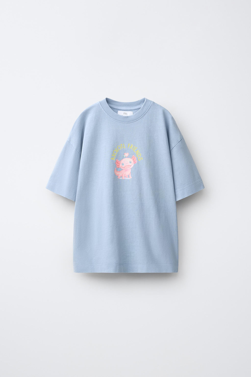 CAMISETA ESTAMPADO AXOLOTL / Azul