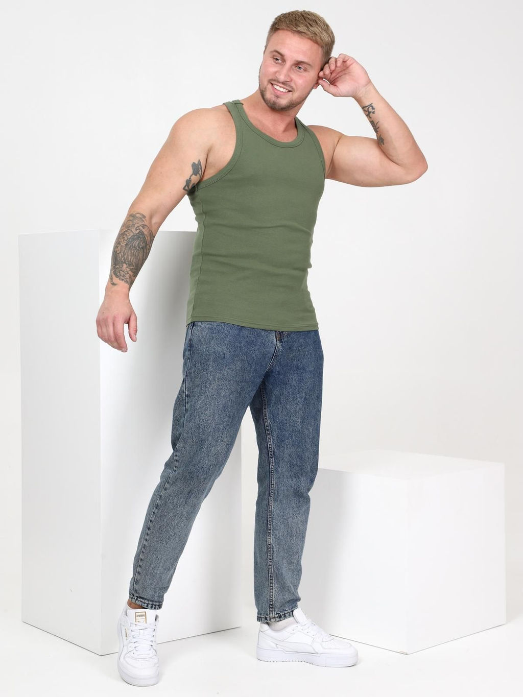 IV-CAPRIZ Лип - майка темно-синий  фото 9