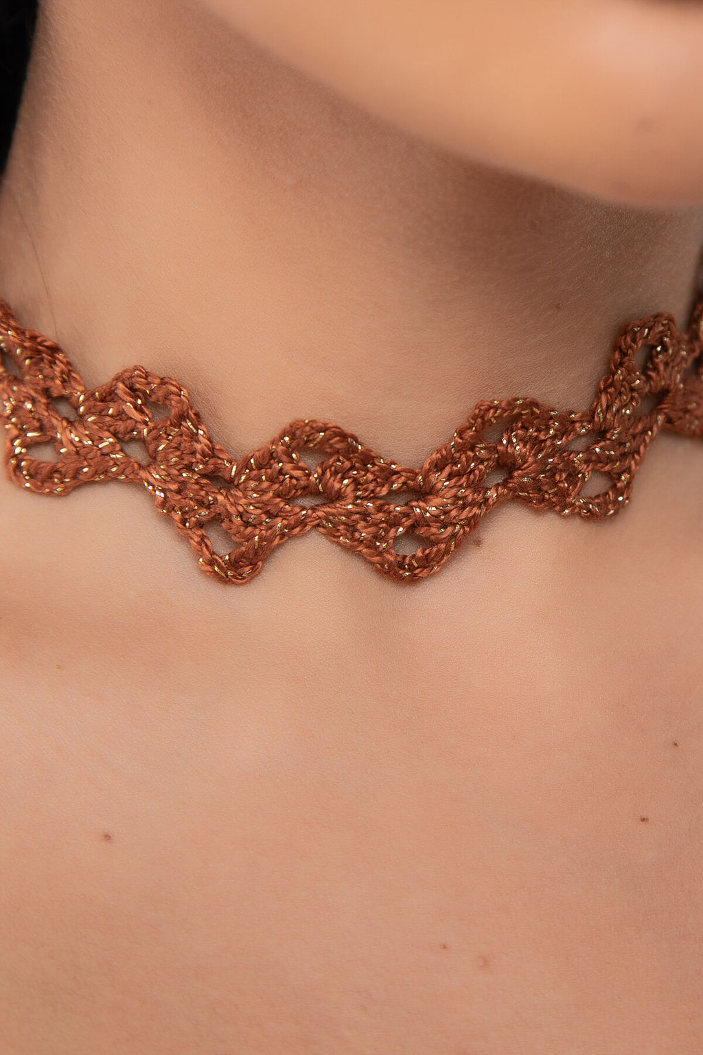 Комплект чокер + браслет (терракот) А15 - Lt collection фото 4