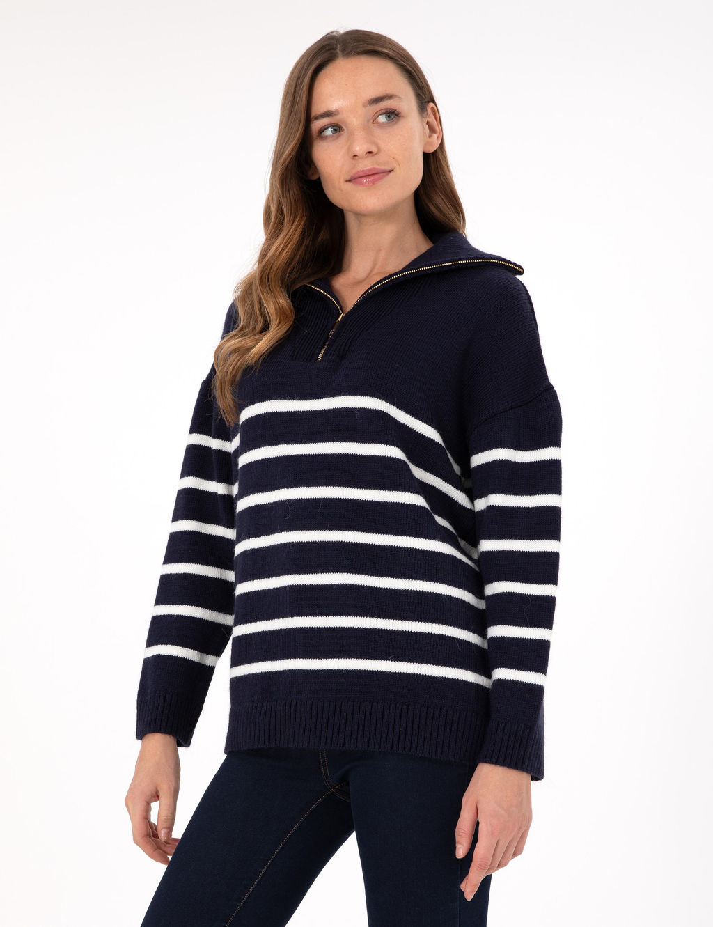 Lacivert Comfort Fit Kazak