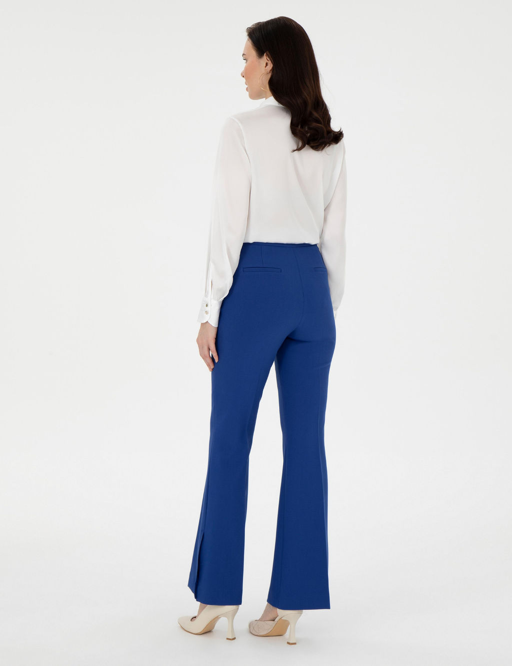 Saks Flare Fit Kuma_ Pantolon