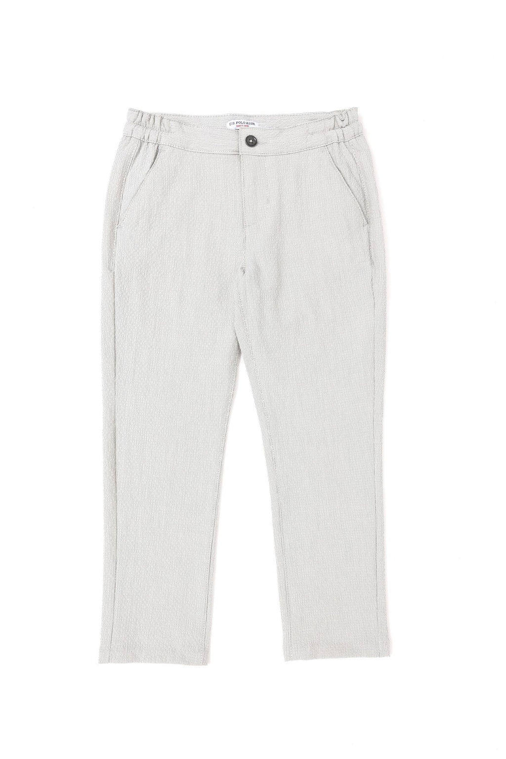 Серые брюки из плотной ткани для мальчика - U.s. polo assn фото 2