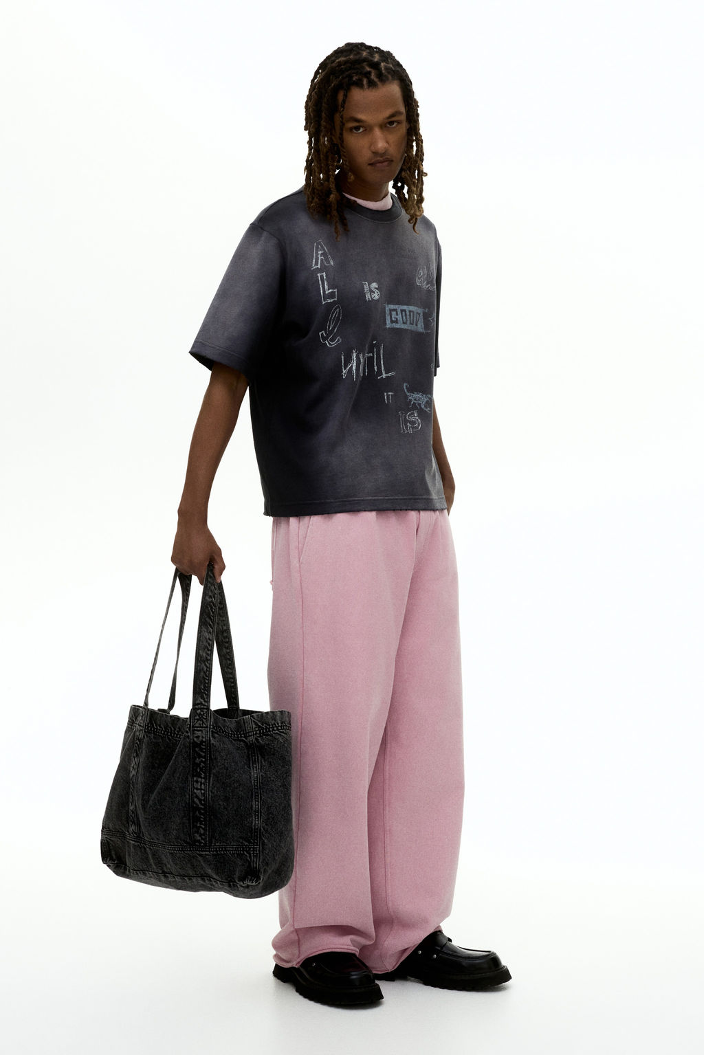 Camiseta con estampado Oversized Fit - H&m фото 4