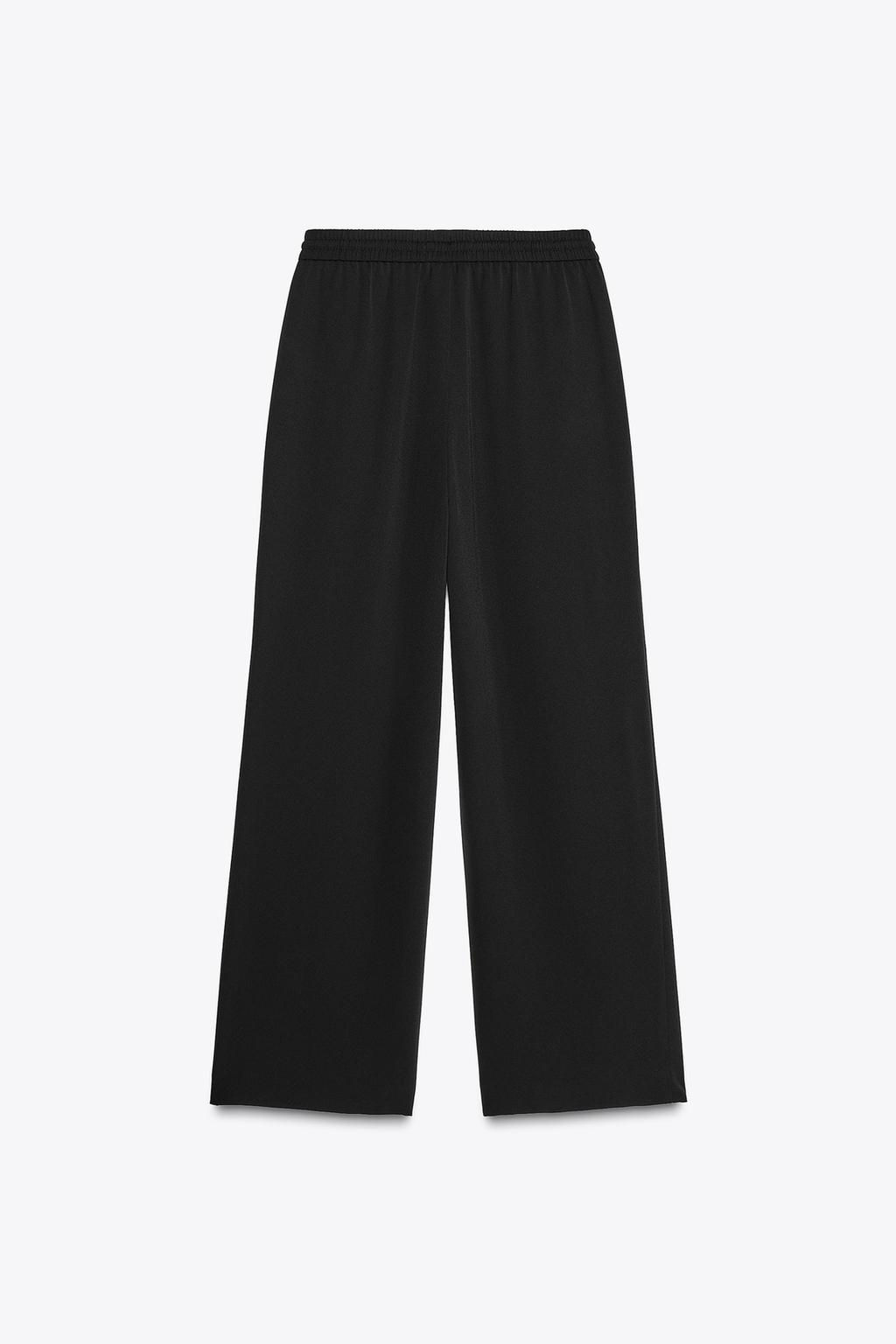 FLOWING PYJAMA-STYLE TROUSERS - Zara фото 8