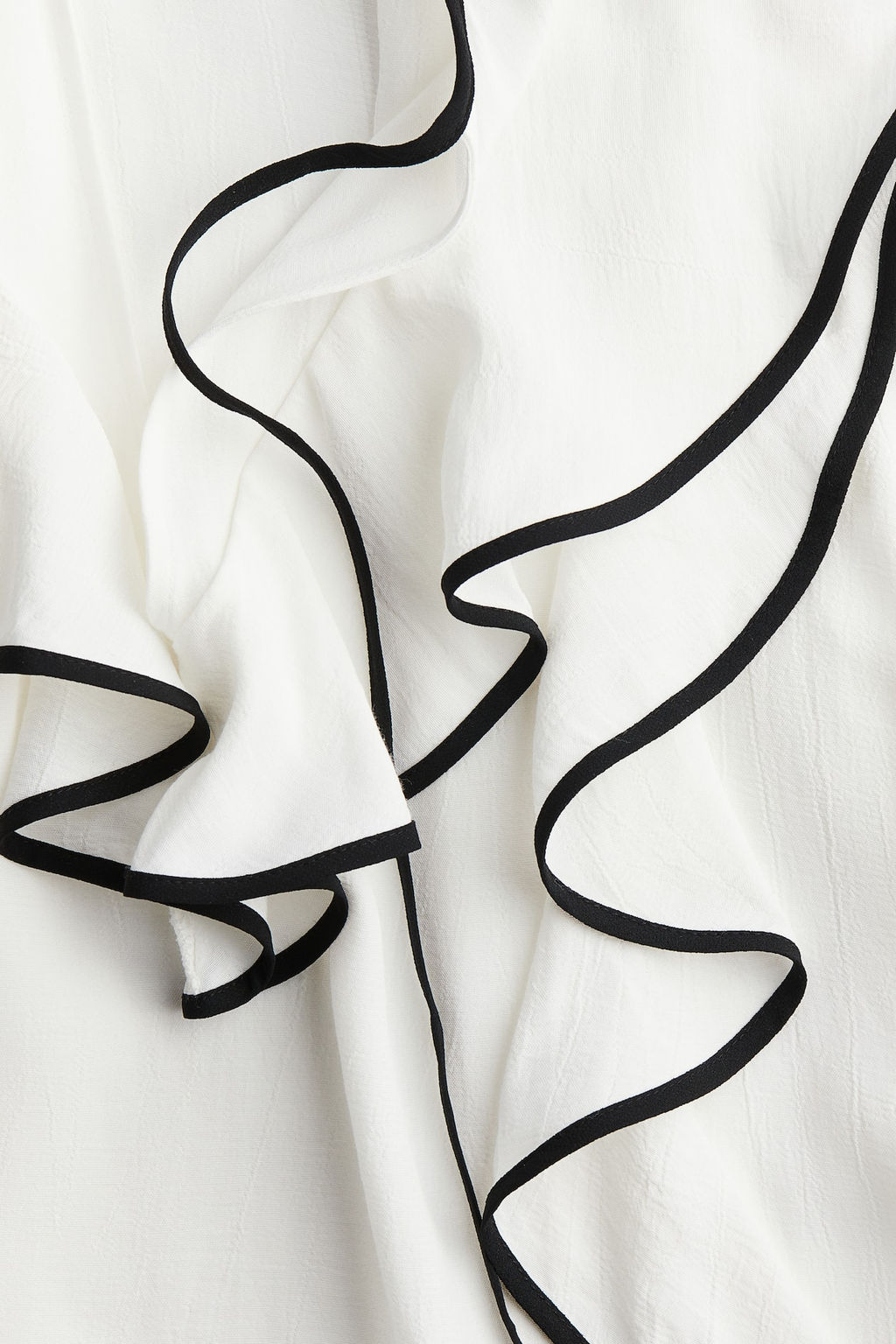 Blusa de crepe con volantes - H&m фото 7