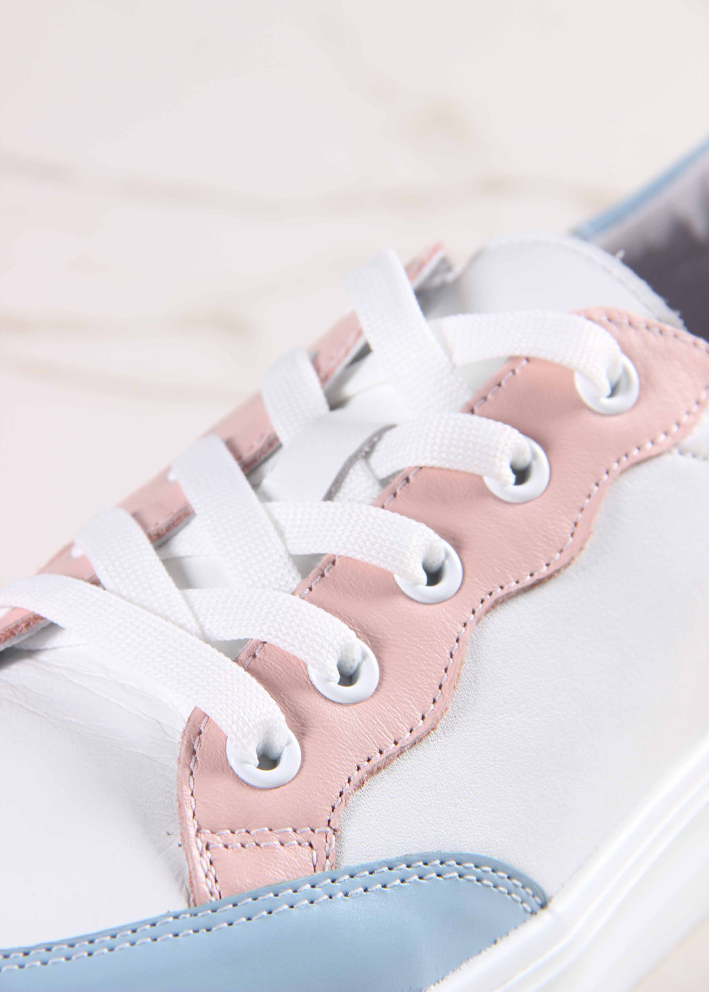 Кеды EDART 148.lusi22 w. Белый-голубой-розовый - Ed'art фото 11