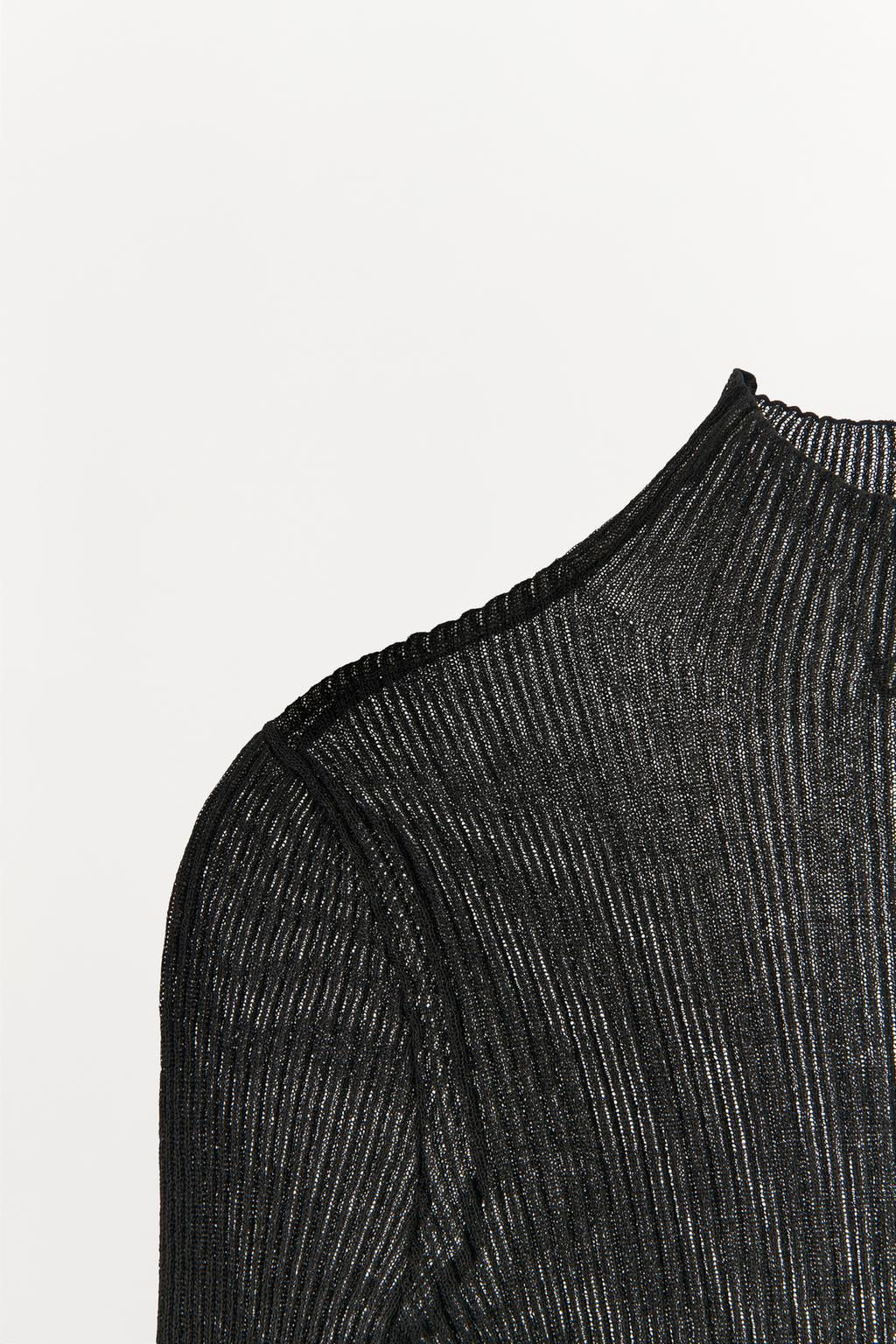 RIBBED FINE KNIT TOP - Zara фото 9