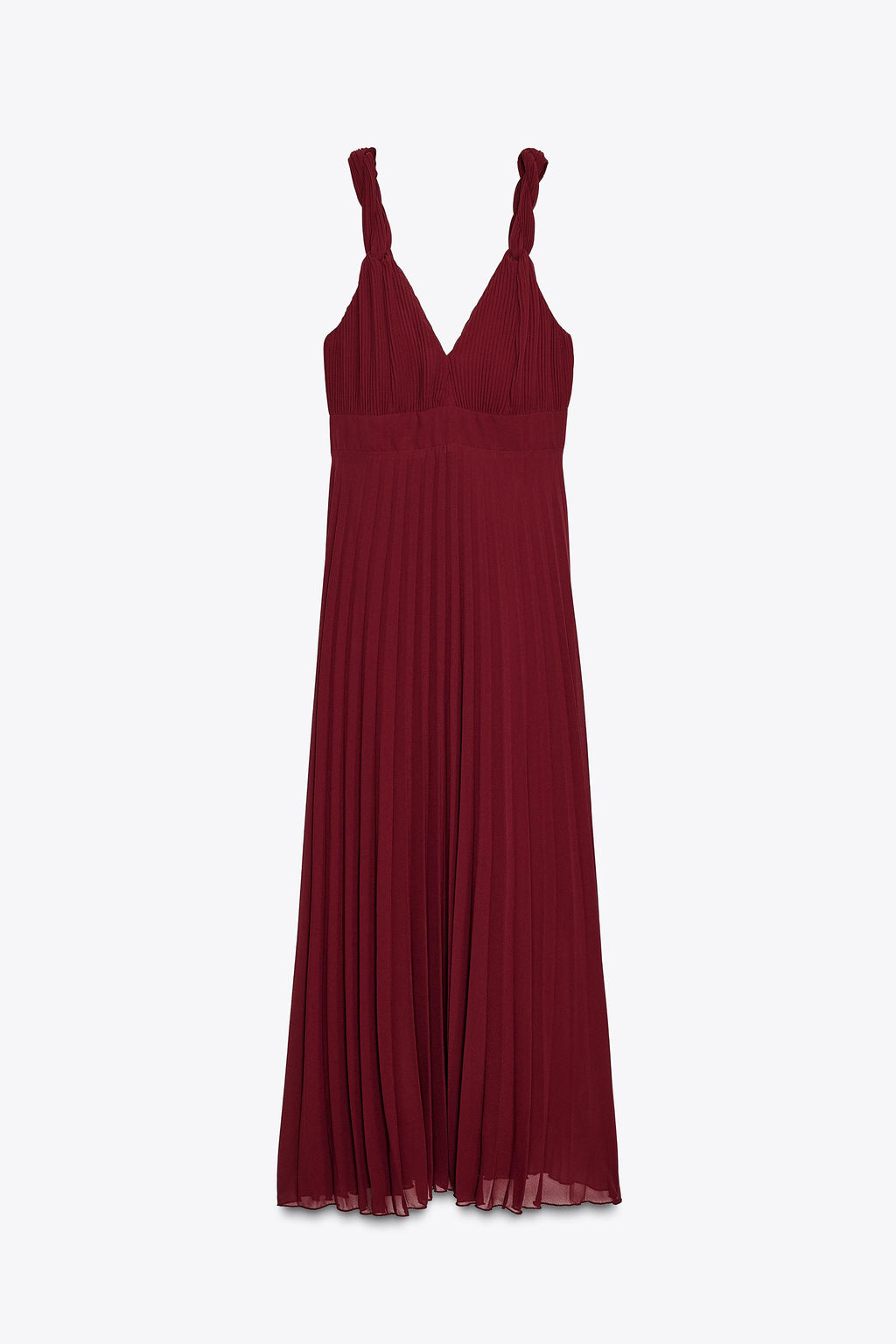 PLEATED MIDI DRESS - Zara фото 7