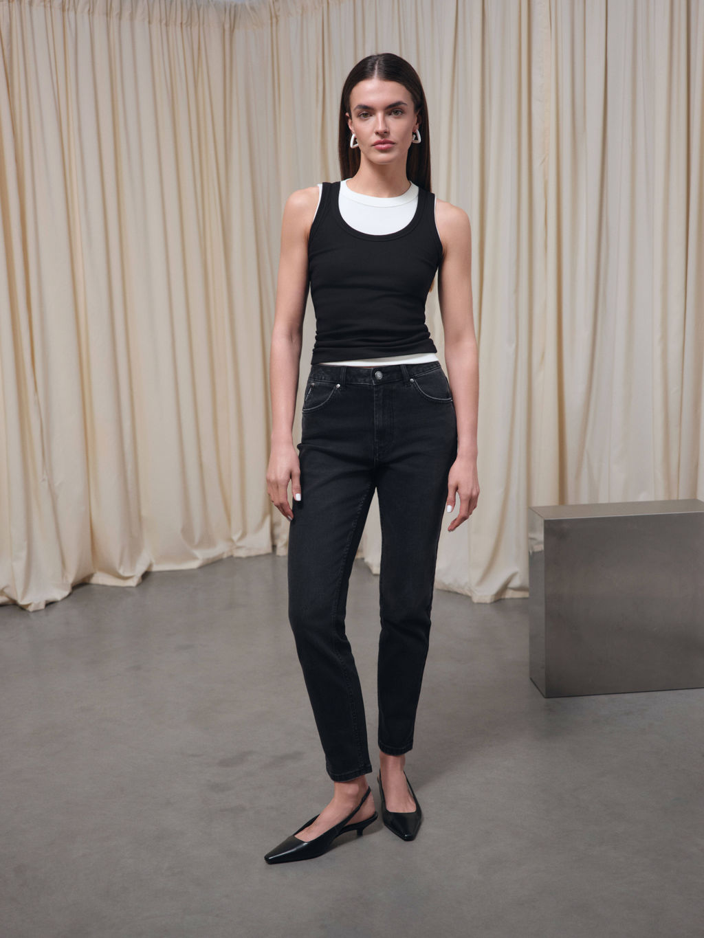 CONTE CON-790 Джинсы женские washed black