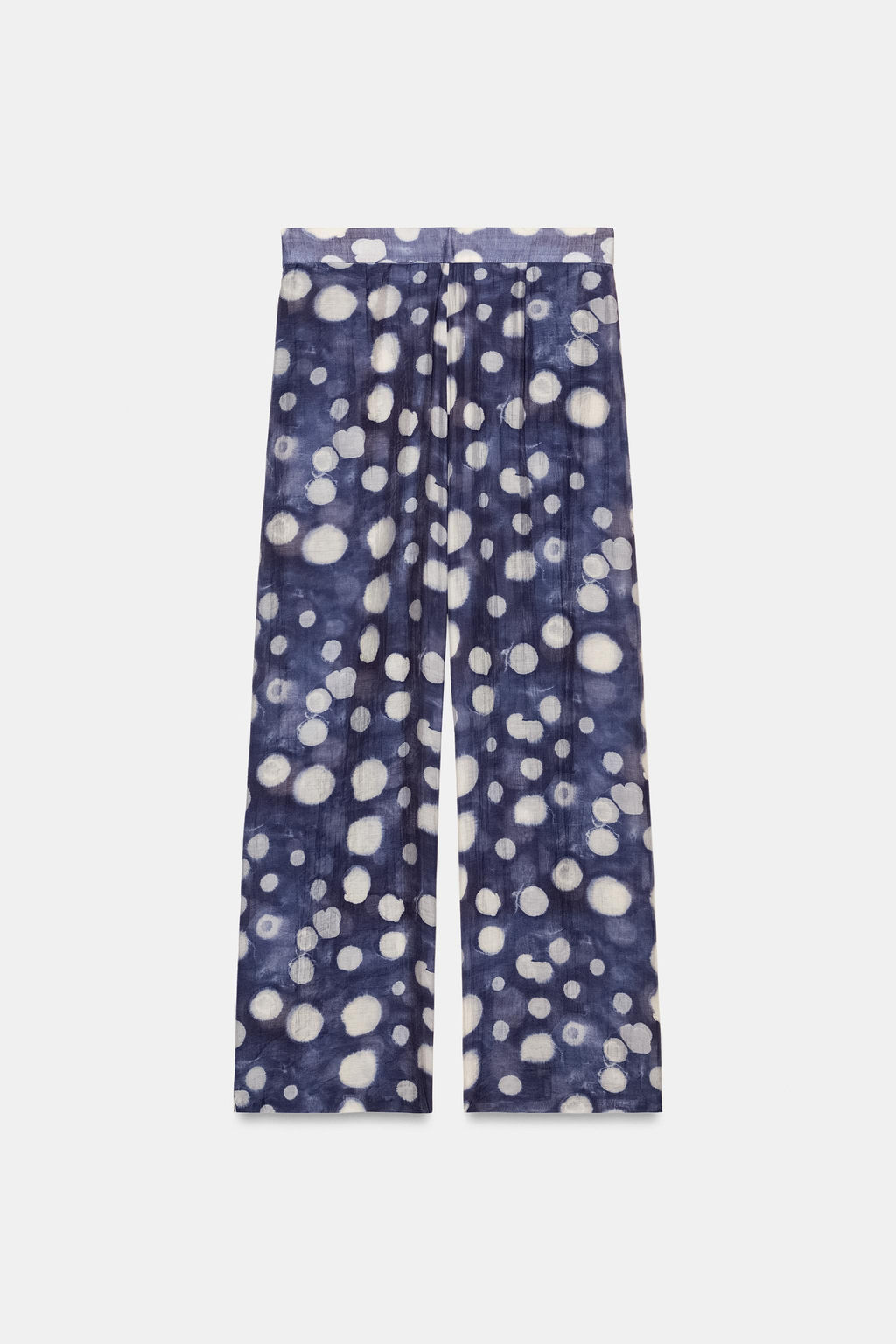 PANTAL?N LUNARES ZW COLLECTION / Azul - Zara фото 8