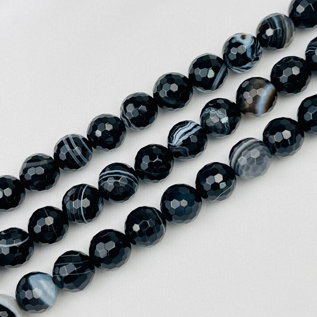 Бусины для украшений из полосатого Агата