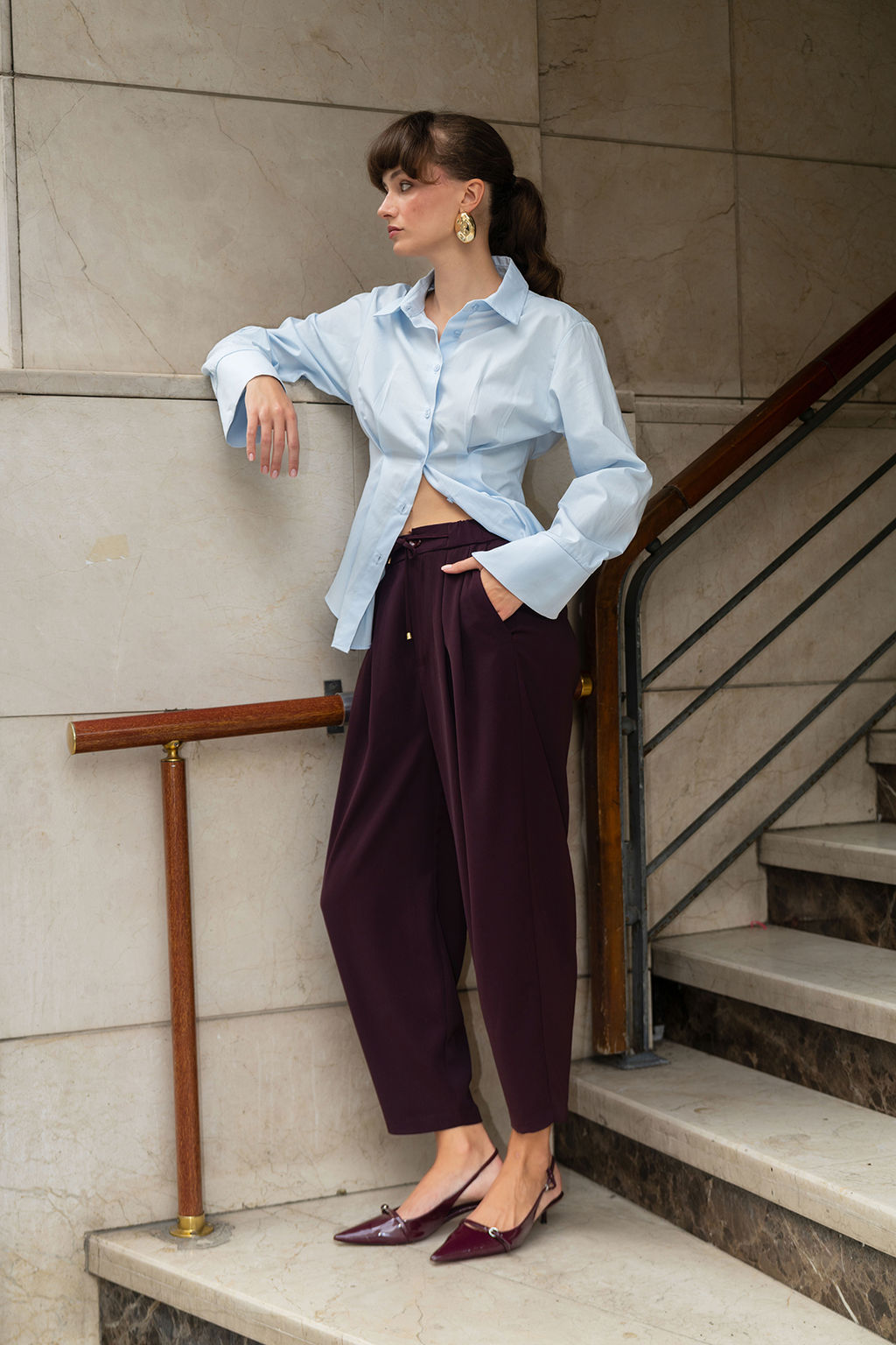 Murdum Salvar/Harem Bagc?kl? Pantolon TWOSS25PL00126