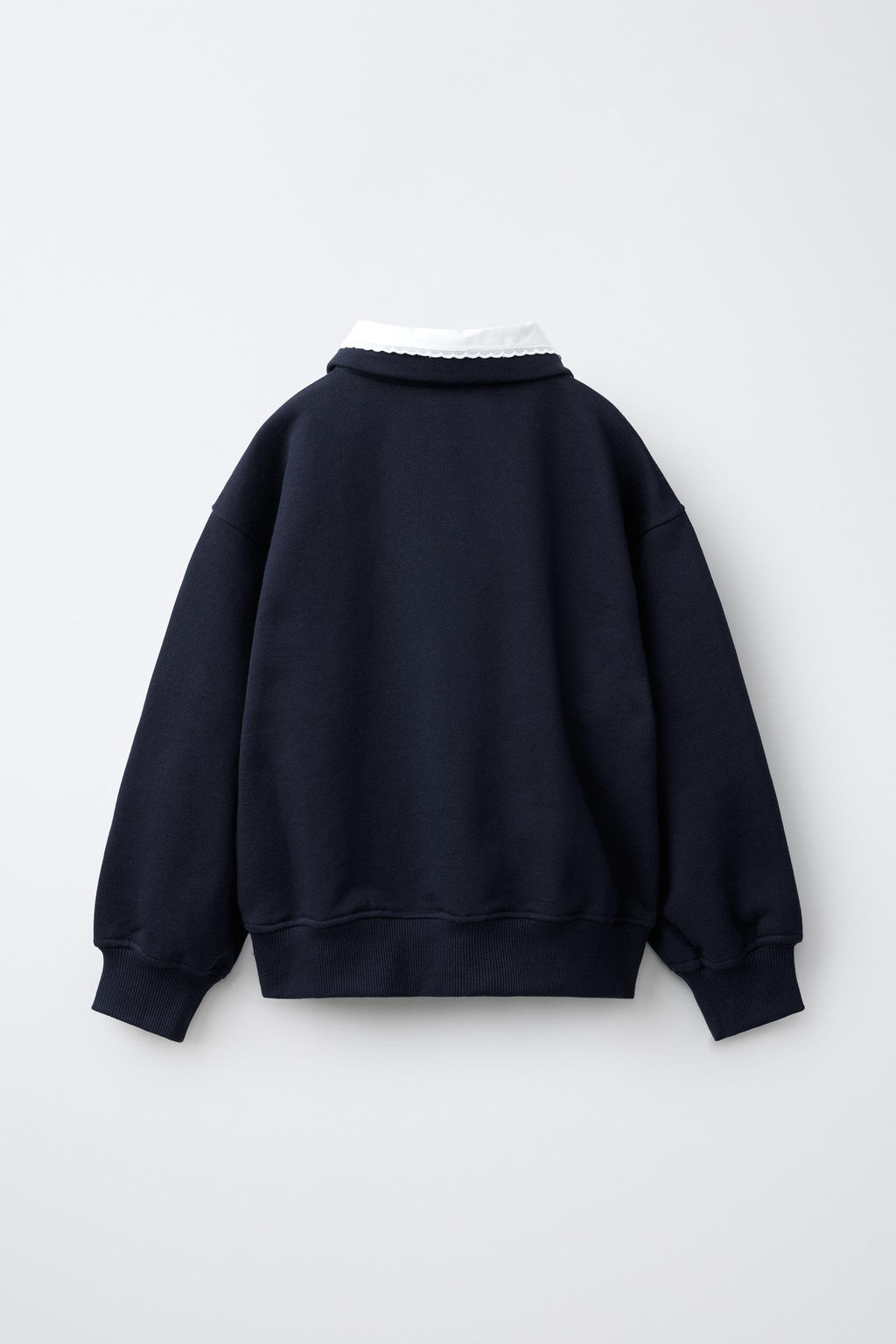 SUDADERA CUELLO DOBLE / Marino oscuro - Zara фото 2