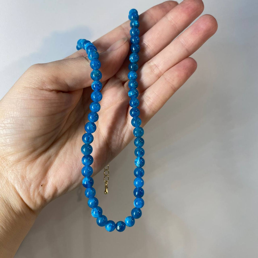 Бусы из Апатита 43 см +