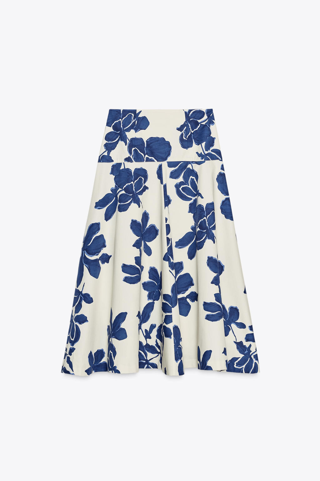 ZW COLLECTION FLORAL MIDI SKIRT - Zara фото 17