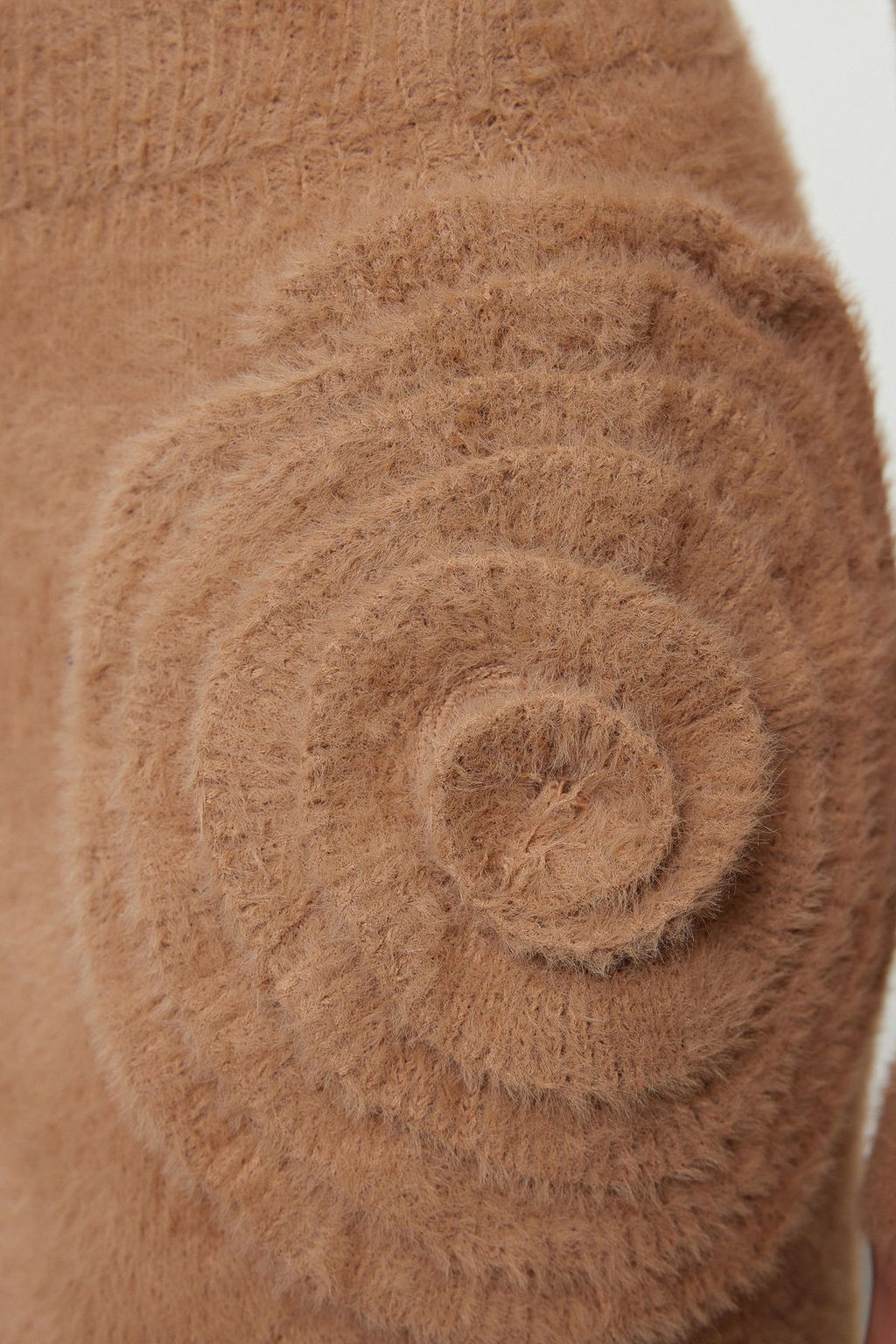 Camel Tuylu Yumusak Dokulu Triko Alt-Ust Tak?m TWOAW25AU00040 - Trendyolmilla фото 5